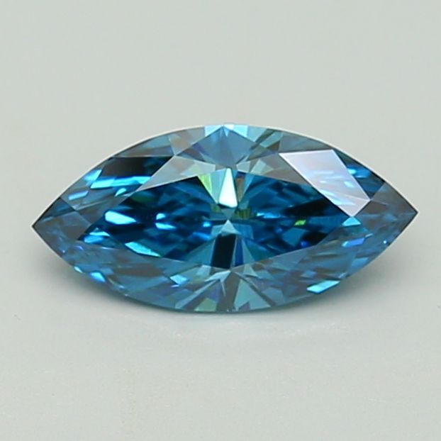 1.21 CT Fancy Vivid Blue MARQUISE