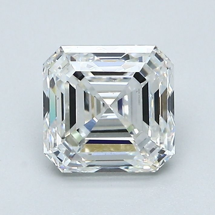 Prírodný diamant asscher, VS2, H,... Prírodný diamant asscher, VS2, H,...