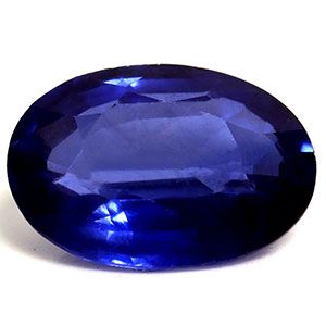 Szafir 1,33 ct, niebieski, szlif owalny