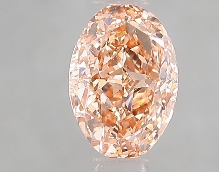 1.0 CT Fancy Intense Brown Yellow OVAL