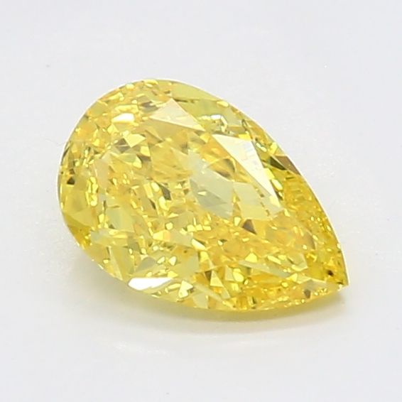 0.46 CT Fancy Vivid Yellow PEAR