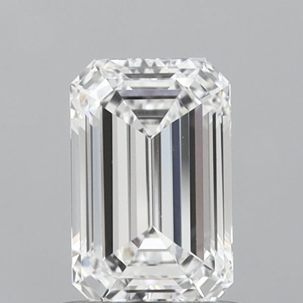Diamant Émeraude 1.00 ct - Couleur D - Pureté VVS2