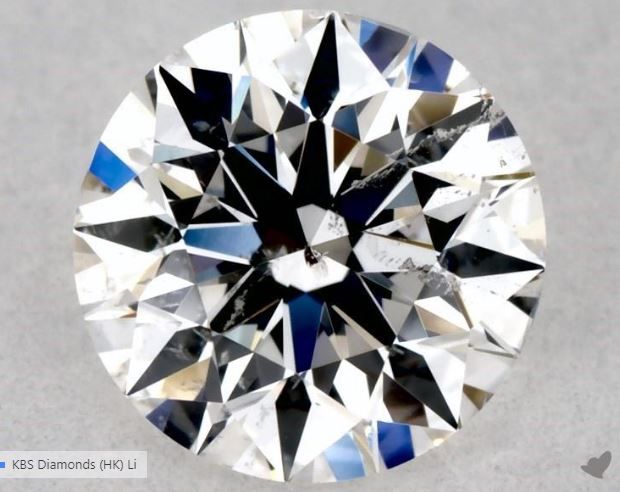 Prírodný diamant okrúhly...