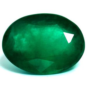 Szmaragd 2,45 ct, zielony, szlif owalny