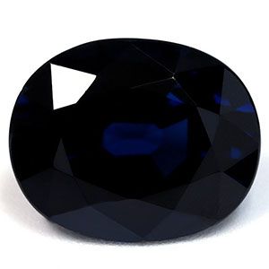 Szafir 6,07 ct, niebieski, szlif owalny