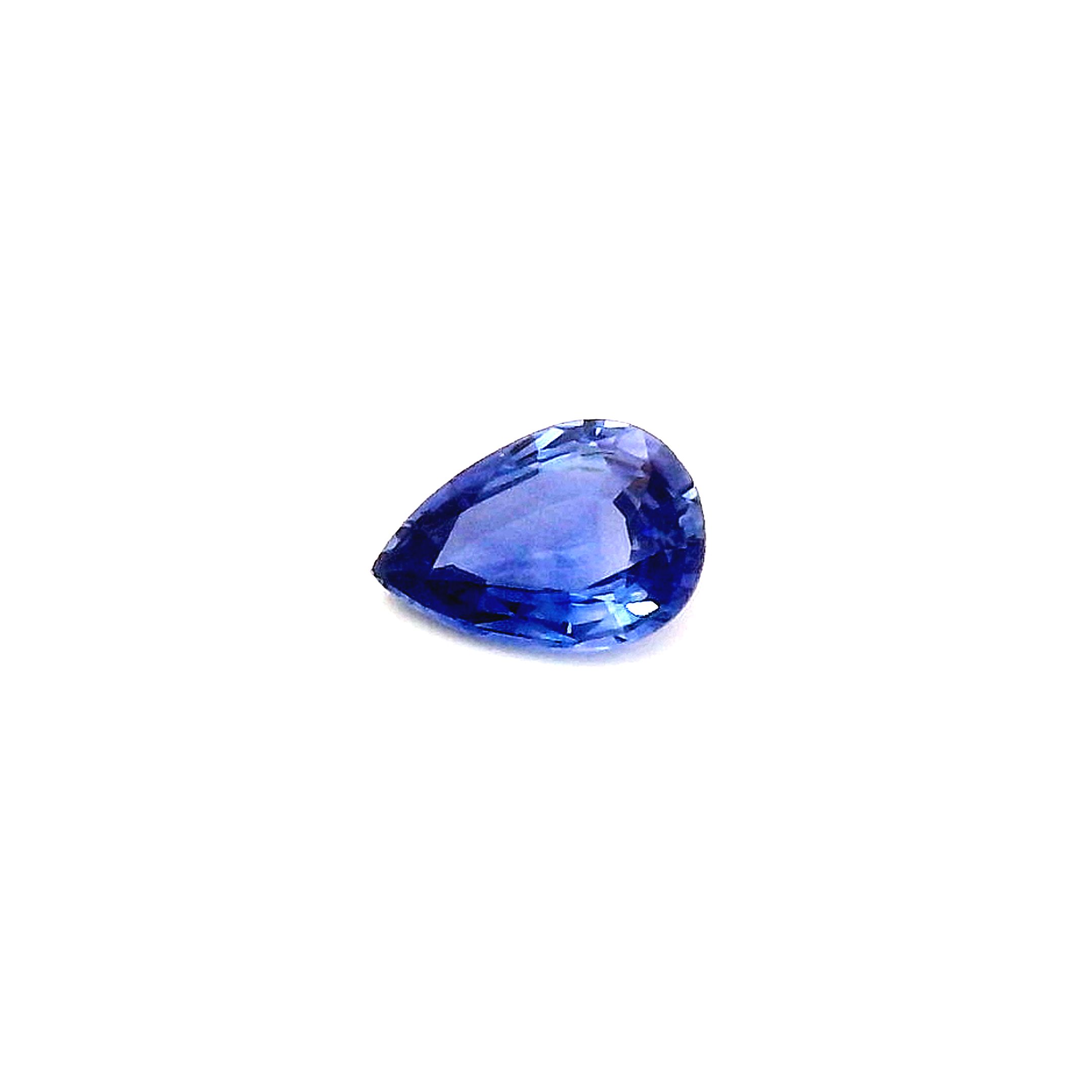 0.41 ct Pear sapphire