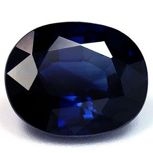 Szafir 4,21 ct, niebieski, szlif owalny
