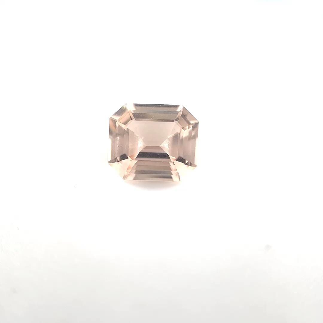 Turmalin 1,70 ct, różowy, szlif szmaragdowy