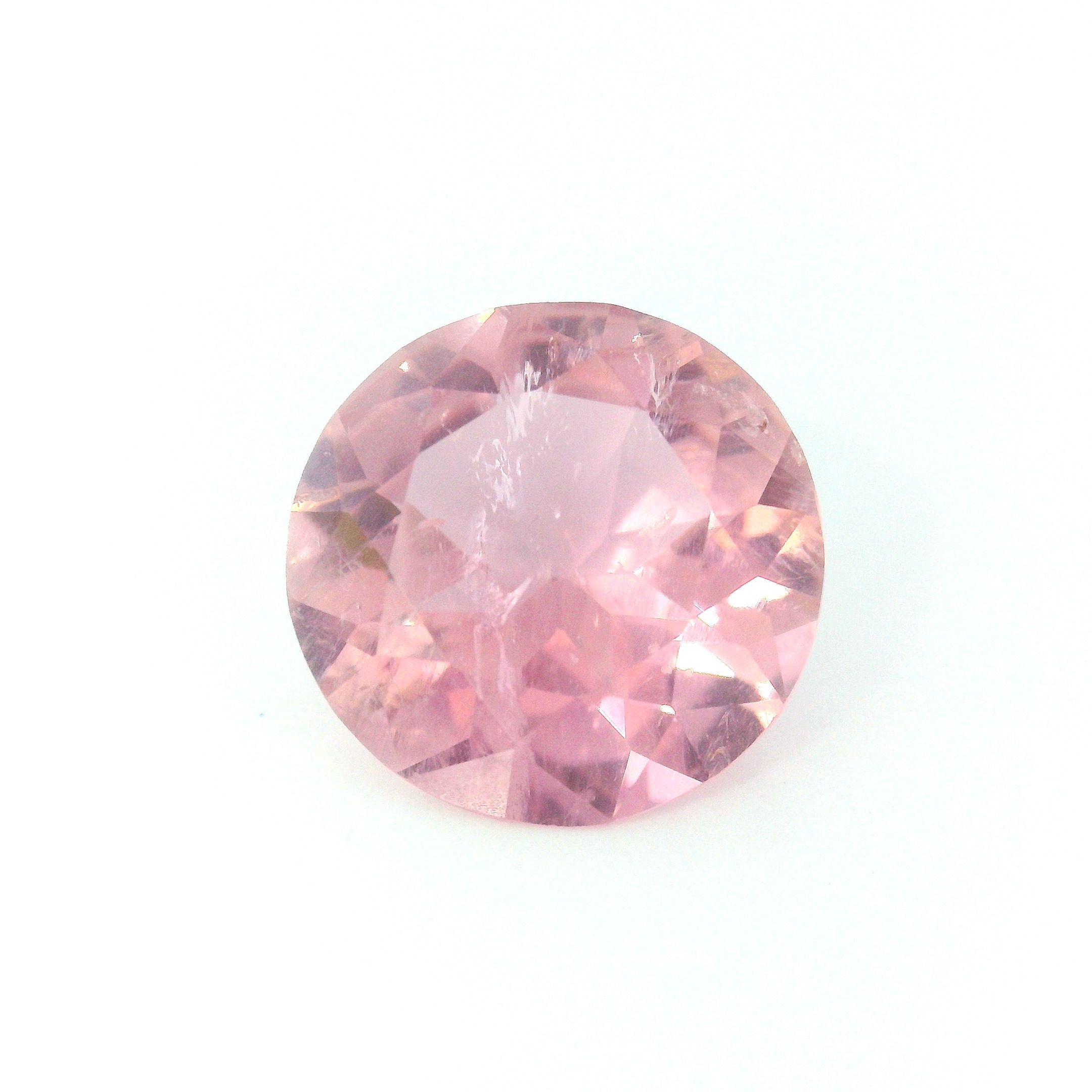 Turmalin 5,70 ct, różowy, szlif okrągły