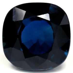 Szafir 2,15 ct, niebieski, szlif cushion