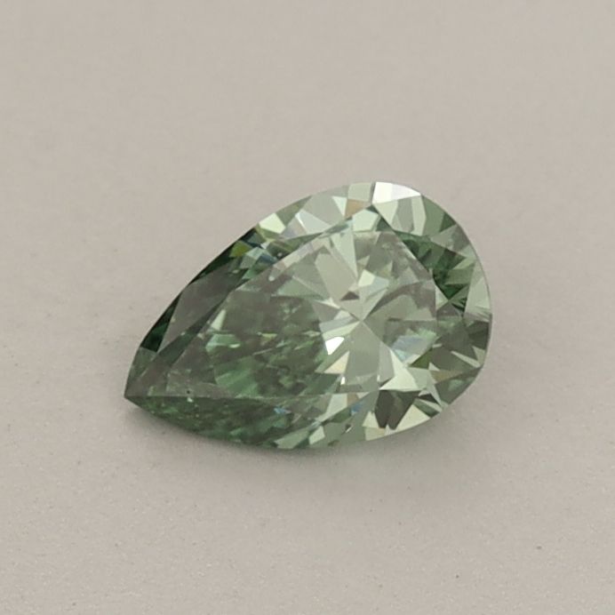 0.36 CT Fancy Vivid Green PEAR