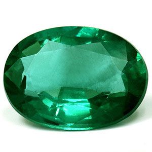 Szmaragd 2,20 ct, zielony, szlif owalny