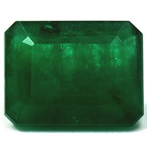 Szmaragd 7,10 ct, zielony, szlif szmaragdowy