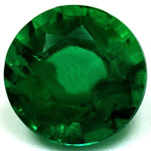 Szmaragd 1,96 ct, zielony, szlif okrągły