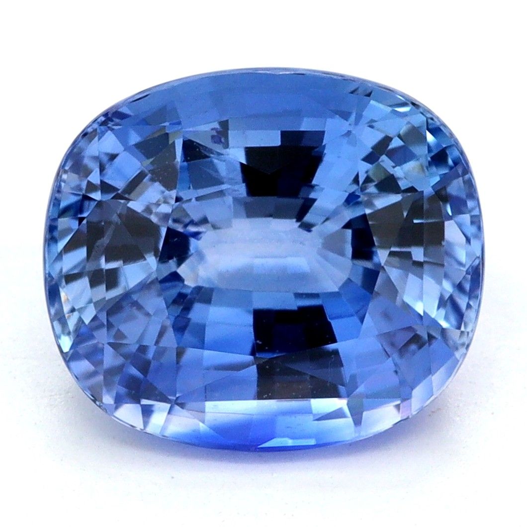 Szafir 3,22 ct, niebieski, szlif cushion