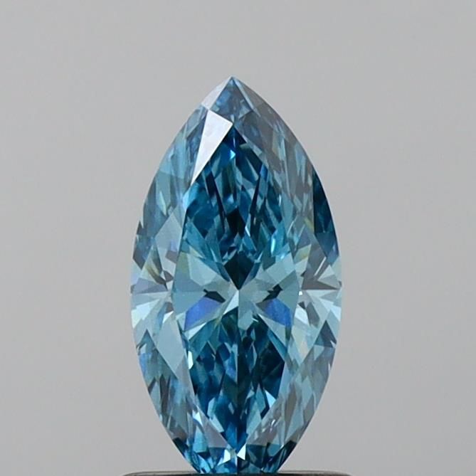 0.81 CT Fancy Vivid Blue MARQUISE