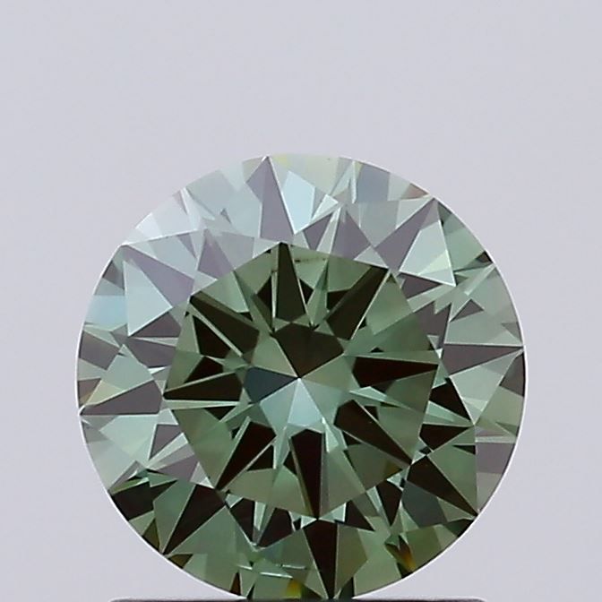 1.03 CT Fancy Vivid Green ROUND
