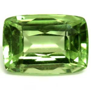 Granat 1,57 ct, zielony, szlif cushion
