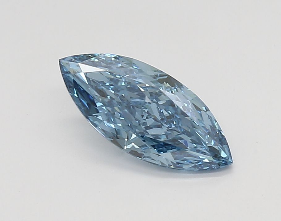 1.19 CT Fancy Vivid Blue MARQUISE