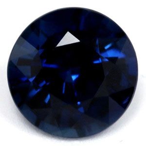 Szafir 1,62 ct, morski, szlif okrągły