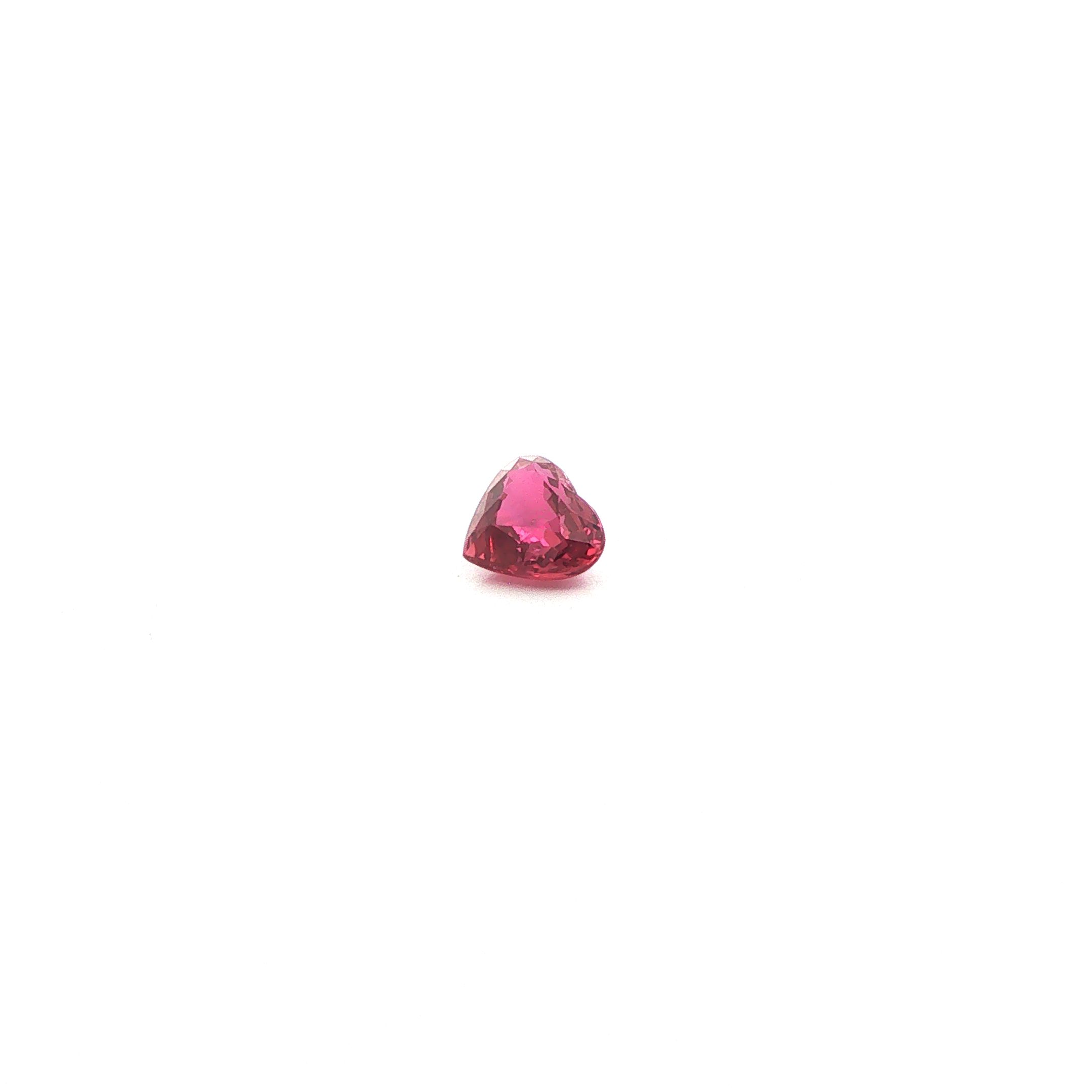 1.09 ct Heart ruby
