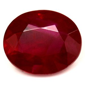 RUBY FACETED 0.76ct RED Pigeon Blood Red SI REST_OF_AFRICA HEATED