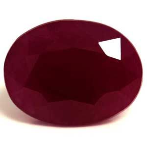 Rubin 2,13 ct, czerwony, szlif owalny