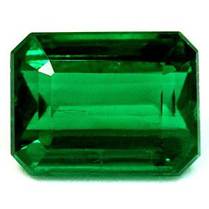 Szmaragd 2,28 ct, zielony, szlif szmaragdowy