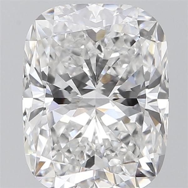 4.01-carat cushion diamond with E color, null cut, and VS1 clarity.