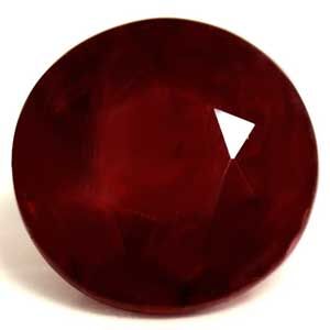 RUBY FACETED 1.41ct RED Pigeon Blood Red SI REST_OF_AFRICA HEATED