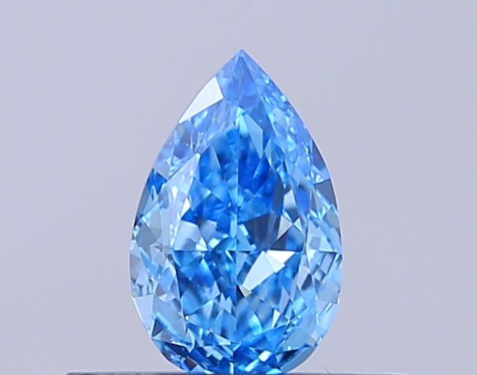 0.32 CT Fancy Vivid Blue PEAR
