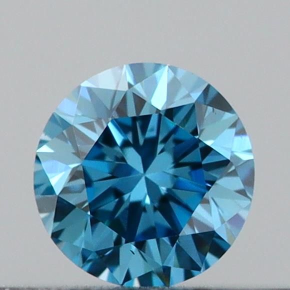 0.18 CT Fancy Vivid Blue ROUND