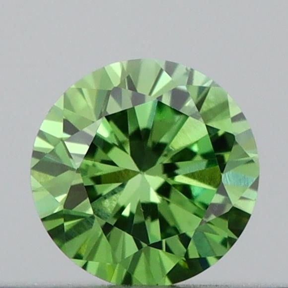 0.18 CT Fancy Vivid Green ROUND