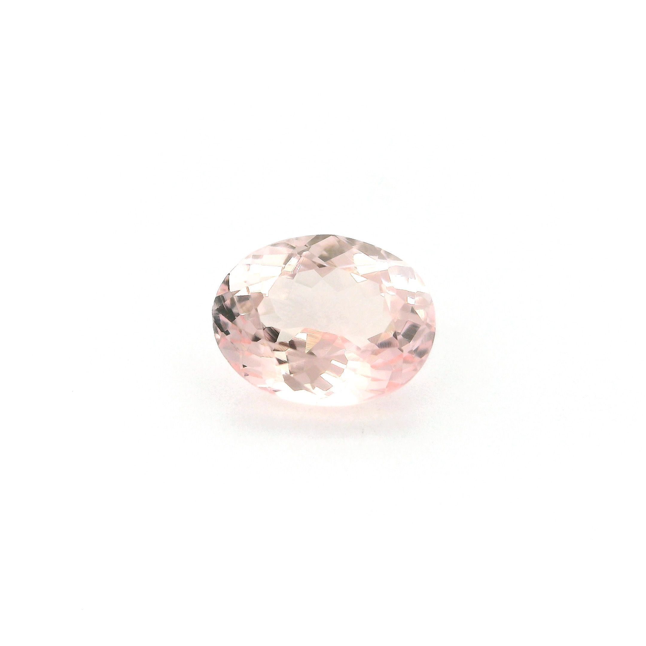 Morganit 1,94 ct, różowy, szlif owalny