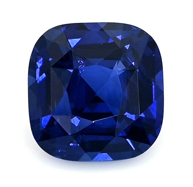 Szafir 1,04 ct, niebieski, szlif cushion