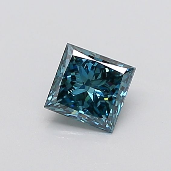 0.91 CT Fancy Vivid Blue PRINCESS