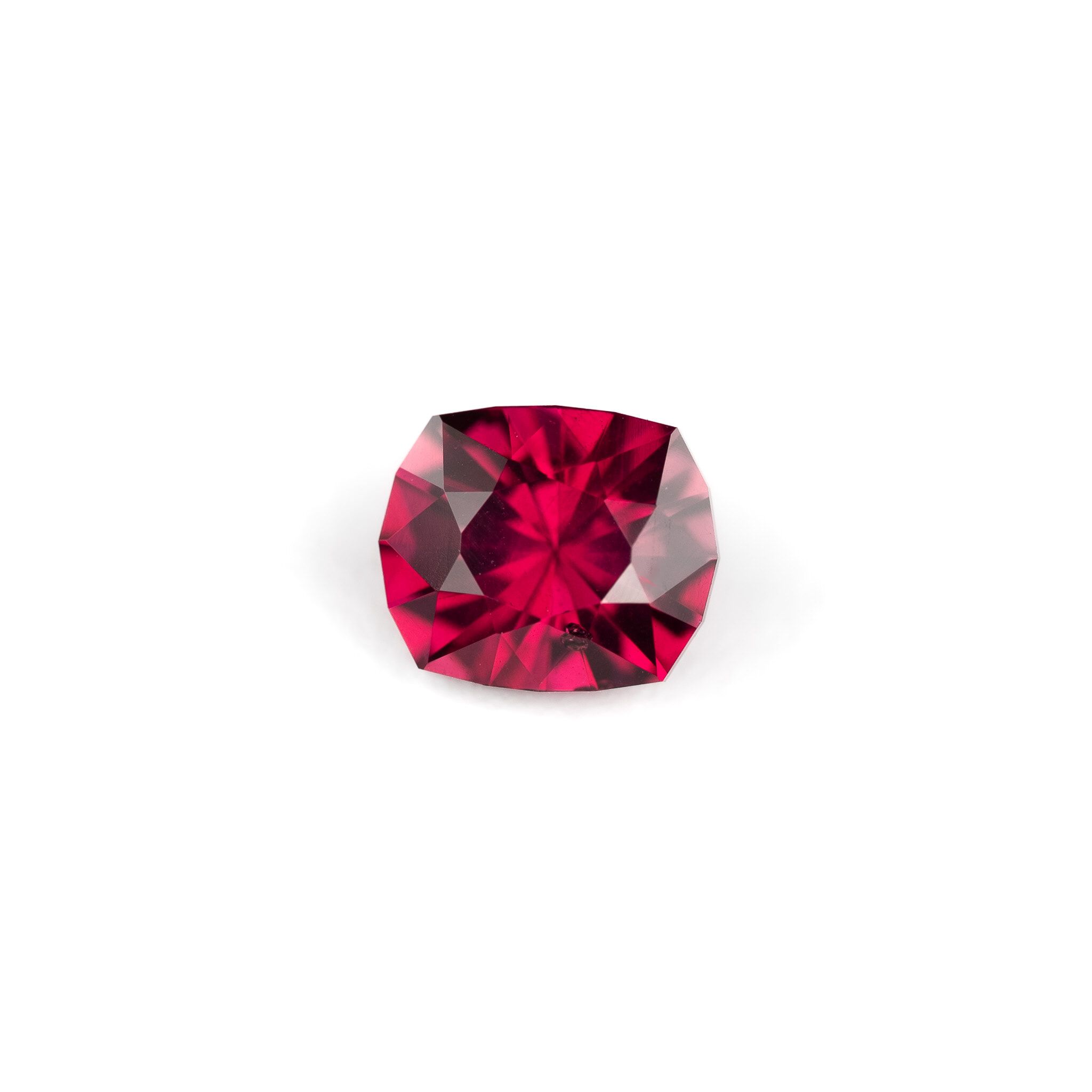 Granat 1,21 ct, czerwony, szlif cushion