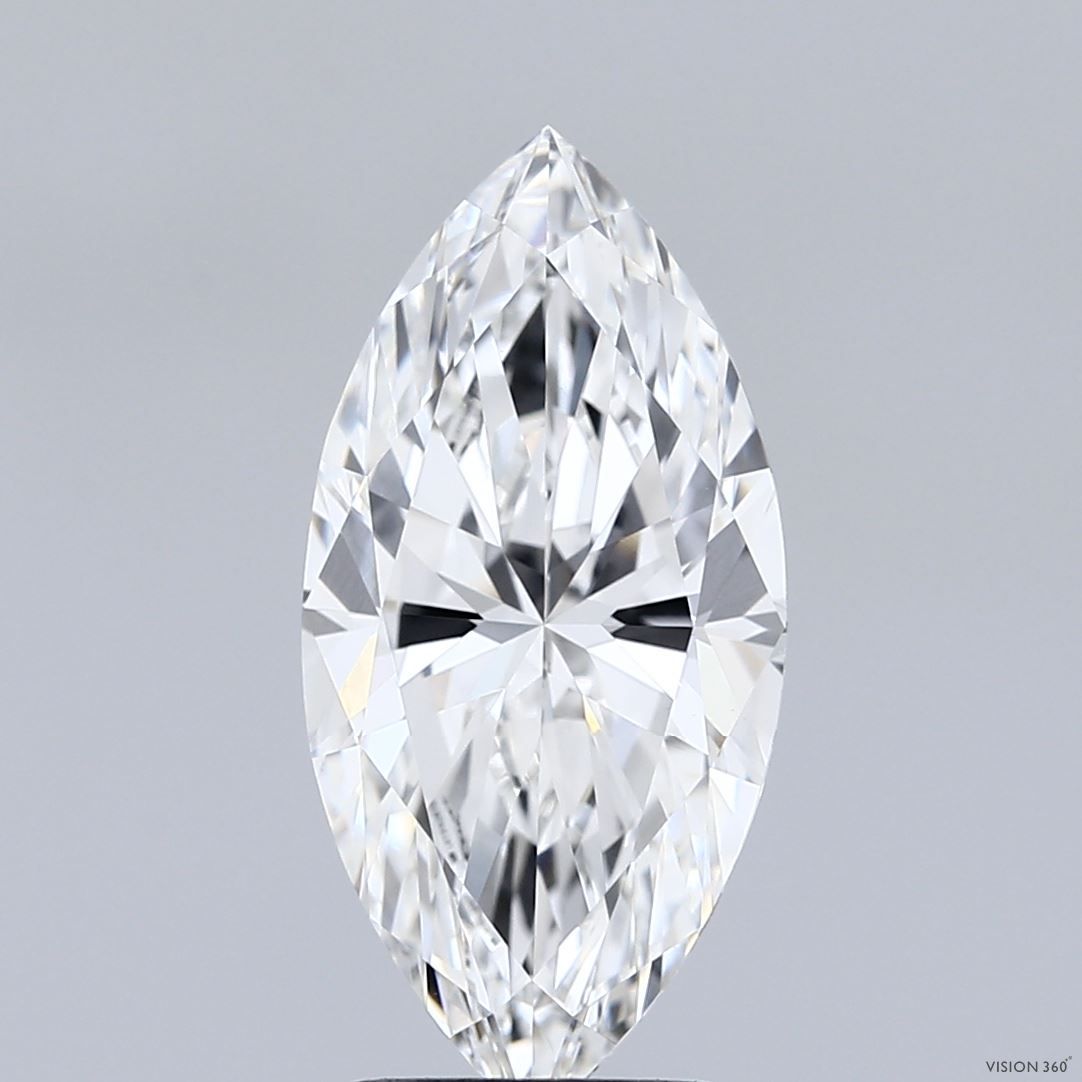 3.05 carat f VVS1 EX Cut IGI marquise diamond