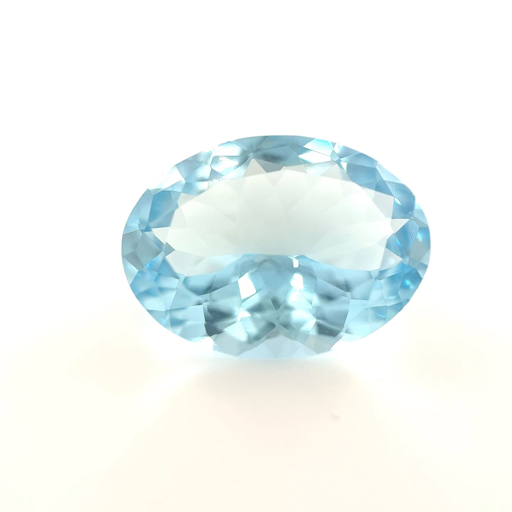 AQUAMARINE FACETED 5.34ct BLUE Vivid EC MADAGASCAR HEATED