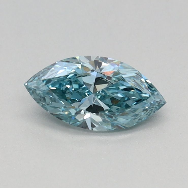 0.31 CT Fancy Vivid Blue MARQUISE