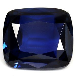 Szafir 1,51 ct, niebieski, szlif cushion