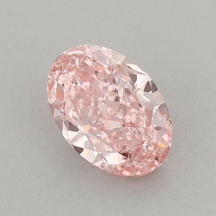 0.74 CT Fancy Vivid Pink OVAL