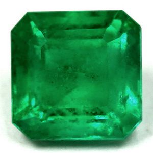 Szmaragd 1,58 ct, zielony, szlif szmaragdowy