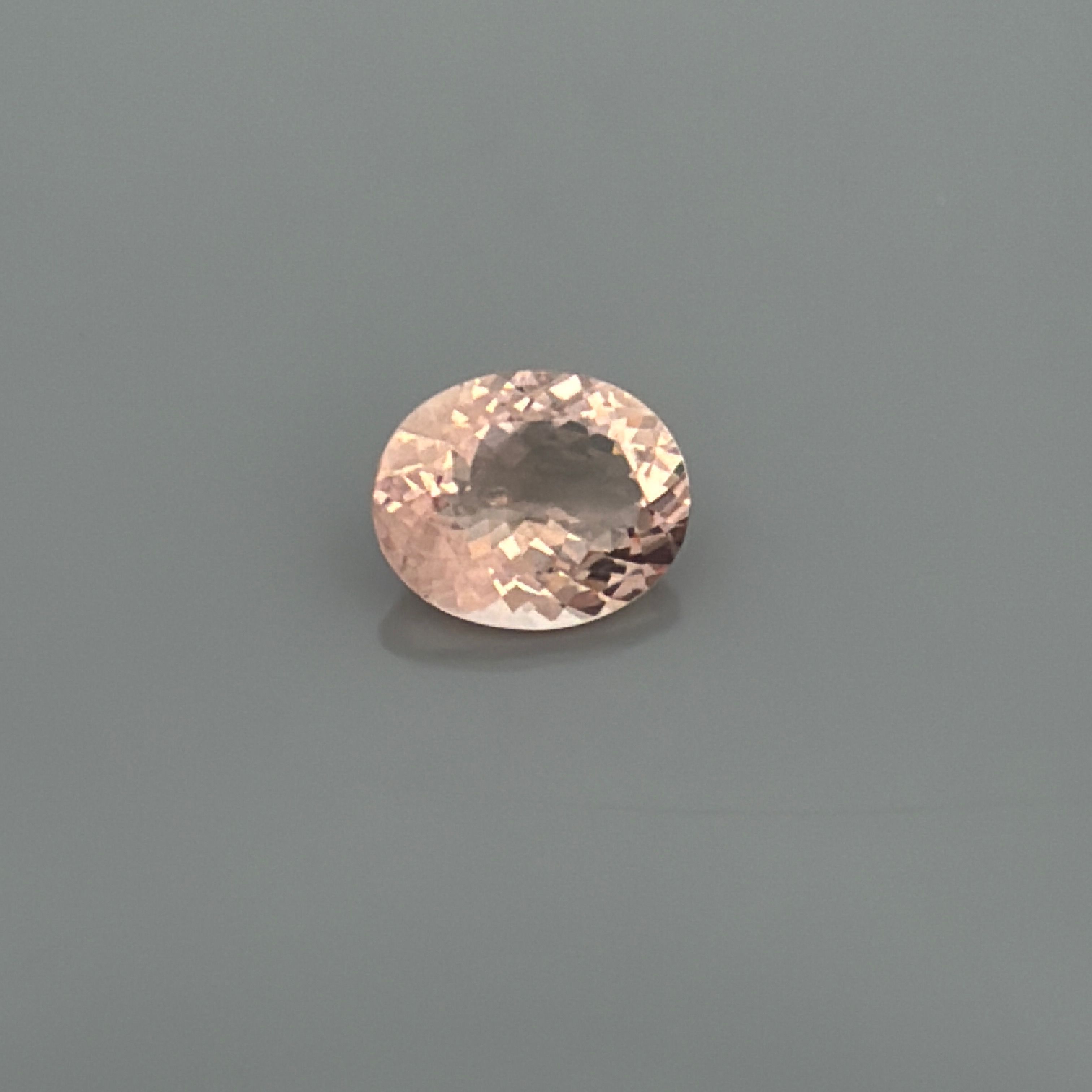 Morganit 4,80 ct, różowy, szlif owalny
