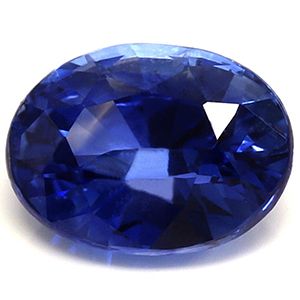 Szafir 1,36 ct, niebieski, szlif owalny