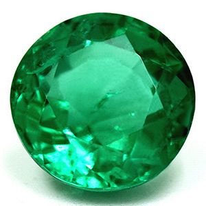Szmaragd 3,08 ct, zielony, szlif okrągły