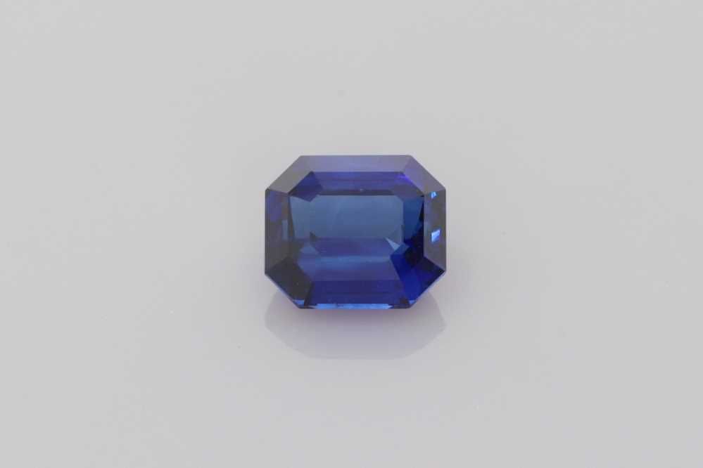 SAPPHIRE FACETED 1.6ct BLUE Vivid BLUE SI MADAGASCAR HEATED