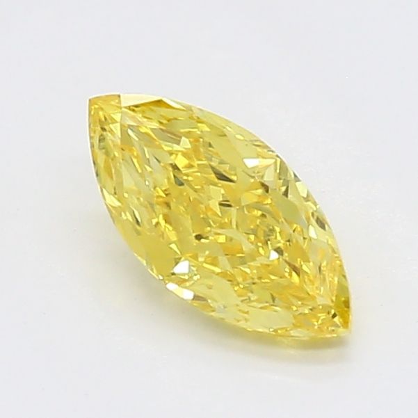 0.4 CT Fancy Vivid Yellow MARQUISE