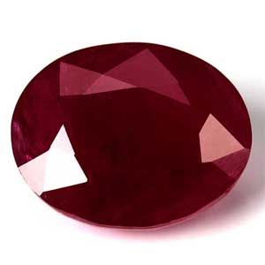 RUBY FACETED 3.77ct RED Medium Red EC REST_OF_AFRICA NONE