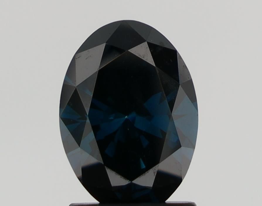 OVAL 1.4ct Fancy Blue VS2 – VG EX MED